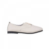 AMP5012 Tracce Leather Lace Up Flat Ballerinas