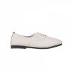 AMP5012 Tracce Leather Lace Up Flat Ballerinas