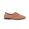 AMP5012 Tracce Leather Lace Up Flat Ballerinas