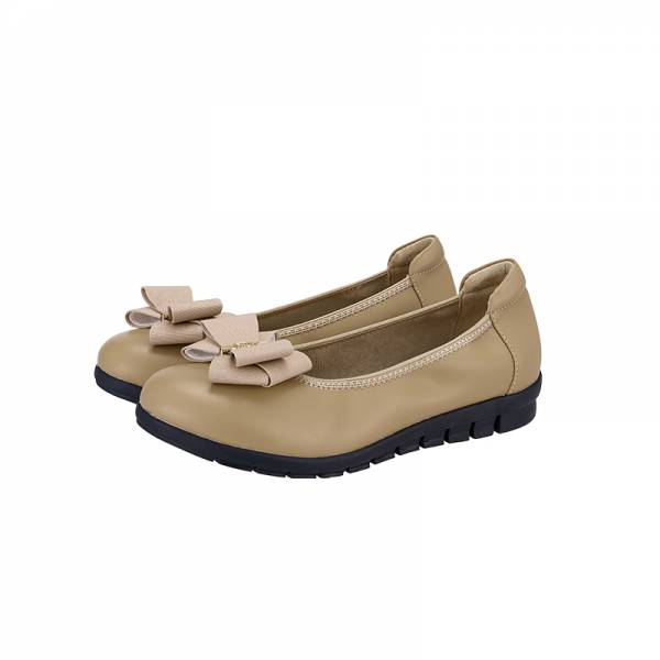EBS0069 Ladies Leather Flats
