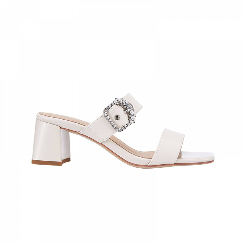 QH8848 Mid Heel Slip On Sandals